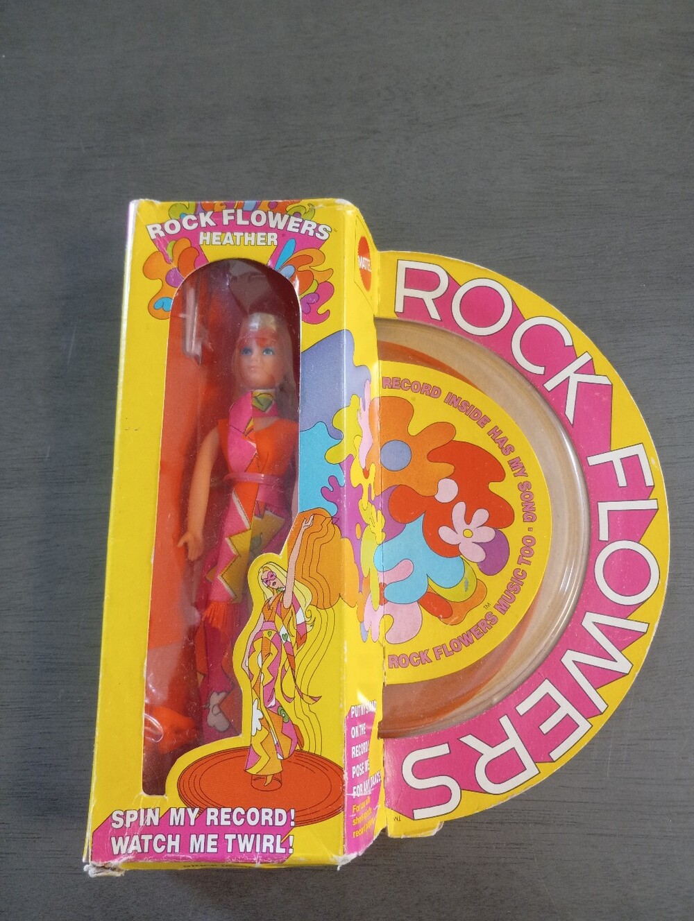 Vintage Rock Flowers Heather Doll Nib No.1166